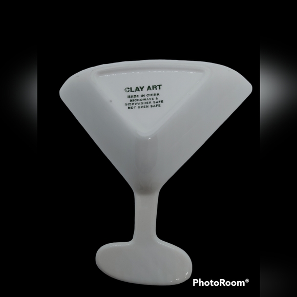 Clay Art Dining Clay Art Martini Shaped Snack Bowl Kithen Towel